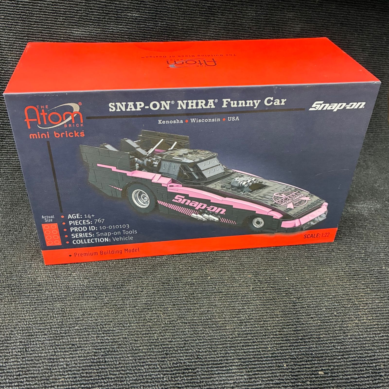 snap on スナップオン NHRA Funny car ファニーカー Atom BRICK アトムブリック 1 22