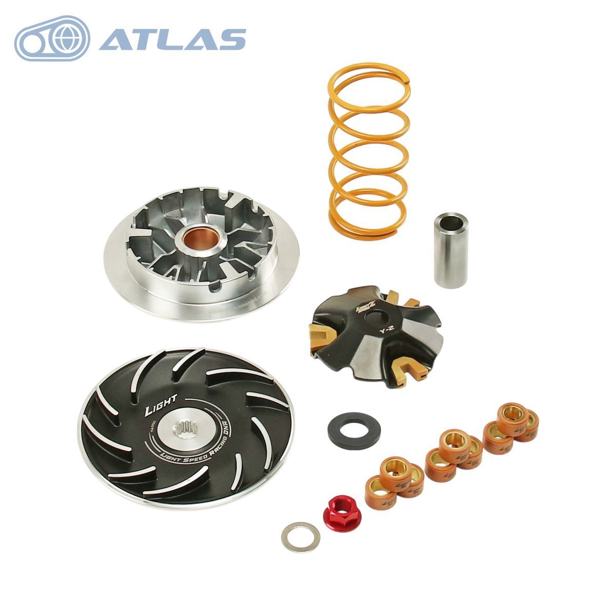 Light Speed Z 6型シグナス グリファス GRYPHUS NMAX125 NMAX155 X FORCE 3型水冷BW'S ハイスピードプーリーセット タイプＺ