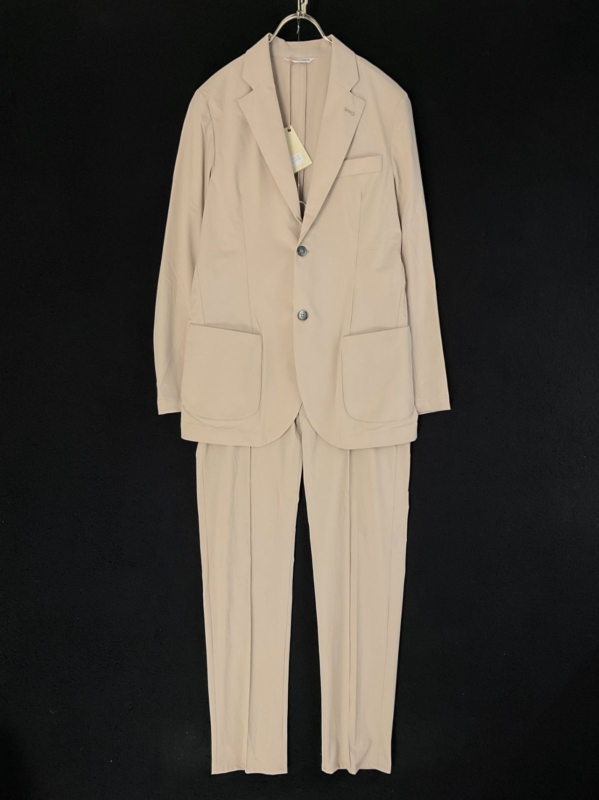 48 giab s ジャブスアルキビオ ＆ ストレッチ2 Bセットアップスーツ ベージュ げ交渉