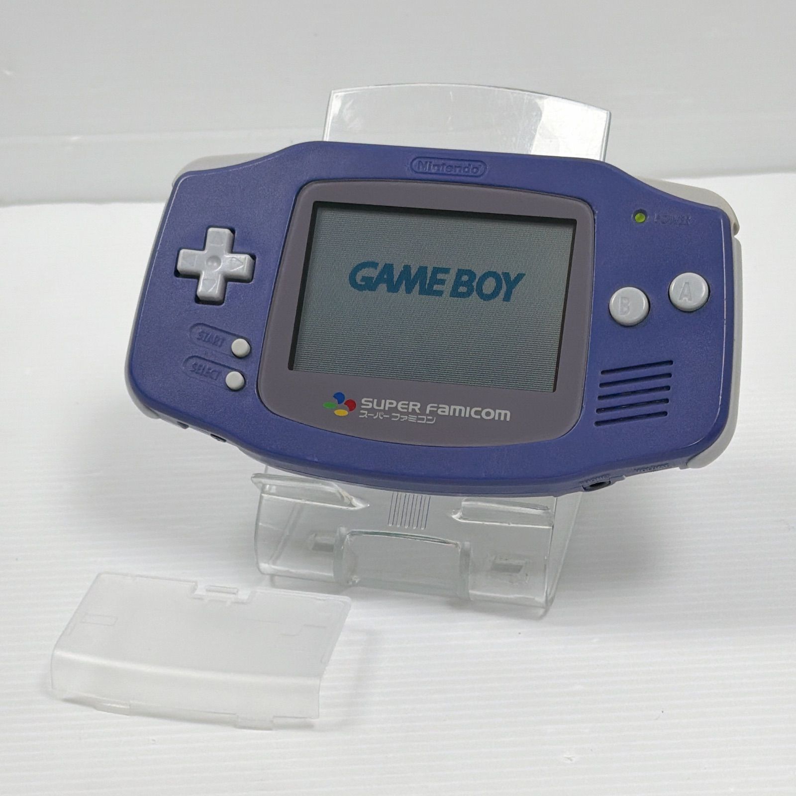 ゲームボーイアドバンス バイオレット スーパーファミコンプレート Nintendo Gameboy Advance GBA