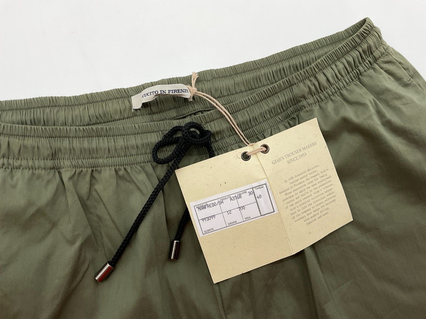 未使用 48 giab's ARCHIVIO ジャブスアルキビオ ウエストシャーリング