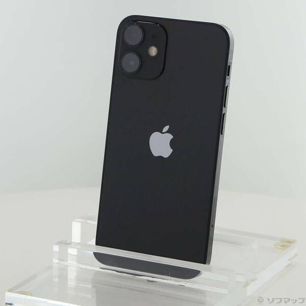 〔 品〕 iPhone 12 mini 64 GB ブラック MGA 03 J A SIMフリー 262