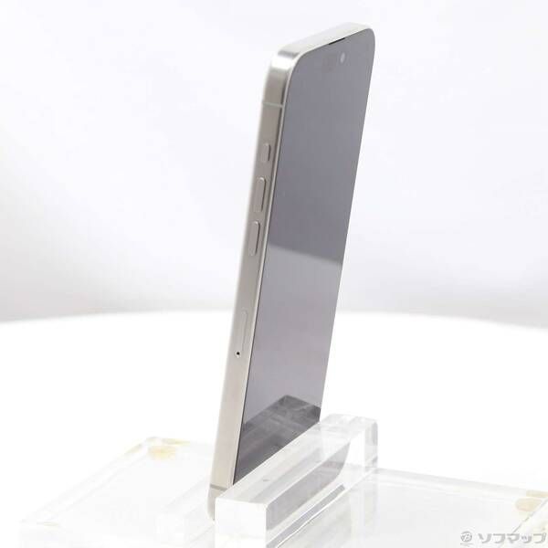 〔 品〕 iPhone 15 Pro Max 256 GB ホワイトチタニウム MU 6 Q 3 J A SIMフリー 349