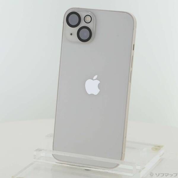 〔中古品〕 iPhone13 256GB スターライト MLNJ3J／A SIMフリー【262】