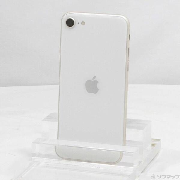 〔 品〕 iPhone SE 第3世代 64 GB スターライト MMYD 3 J A SIMフリー 349