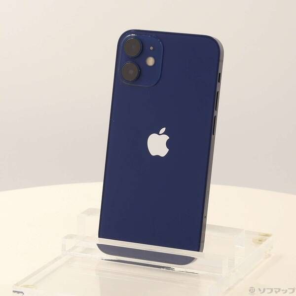 〔 品〕 iPhone 12 mini 64 GB ブルー MGAP 3 J A SIMフリー 262