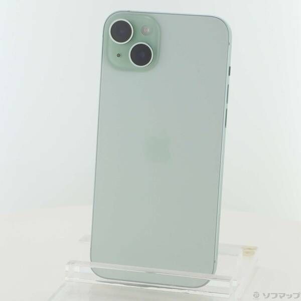 〔 品〕 iPhone 15 Plus 128 GB グリーン MU 0 E 3 J A SIMフリー 258