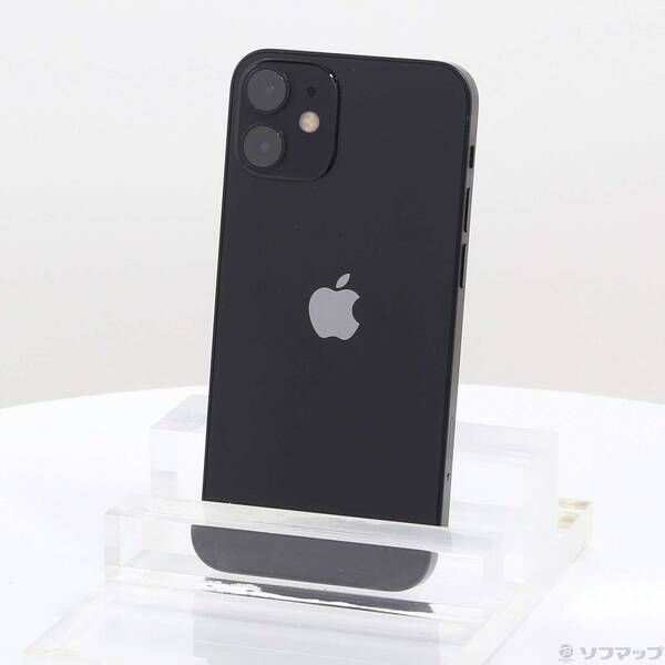 〔 品〕 iPhone 12 mini 128 GB ブラック MGDJ 3 J A SIMフリー 262