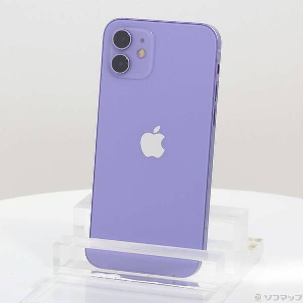 〔 品〕 iPhone 12 64 GB パープル MJNH 3 J A SIMフリー 262