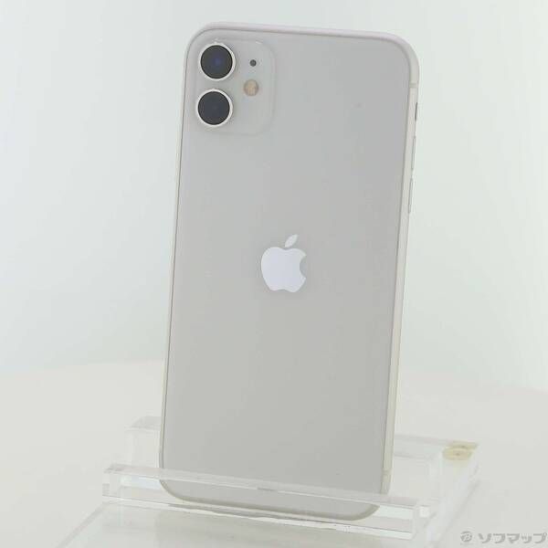 〔 品〕 iPhone 11 128 GB ホワイト MHDJ 3 J A SIMフリー 262