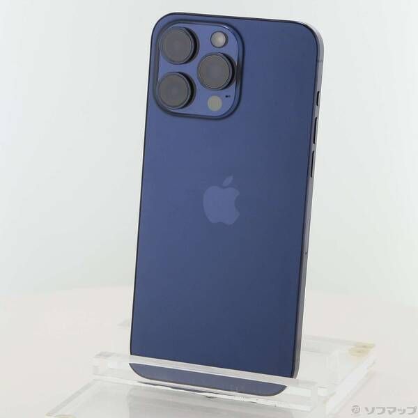 〔 品〕 iPhone 15 Pro Max 256 GB ブルーチタニウム MU 6 T 3 J A SIMフリー 262
