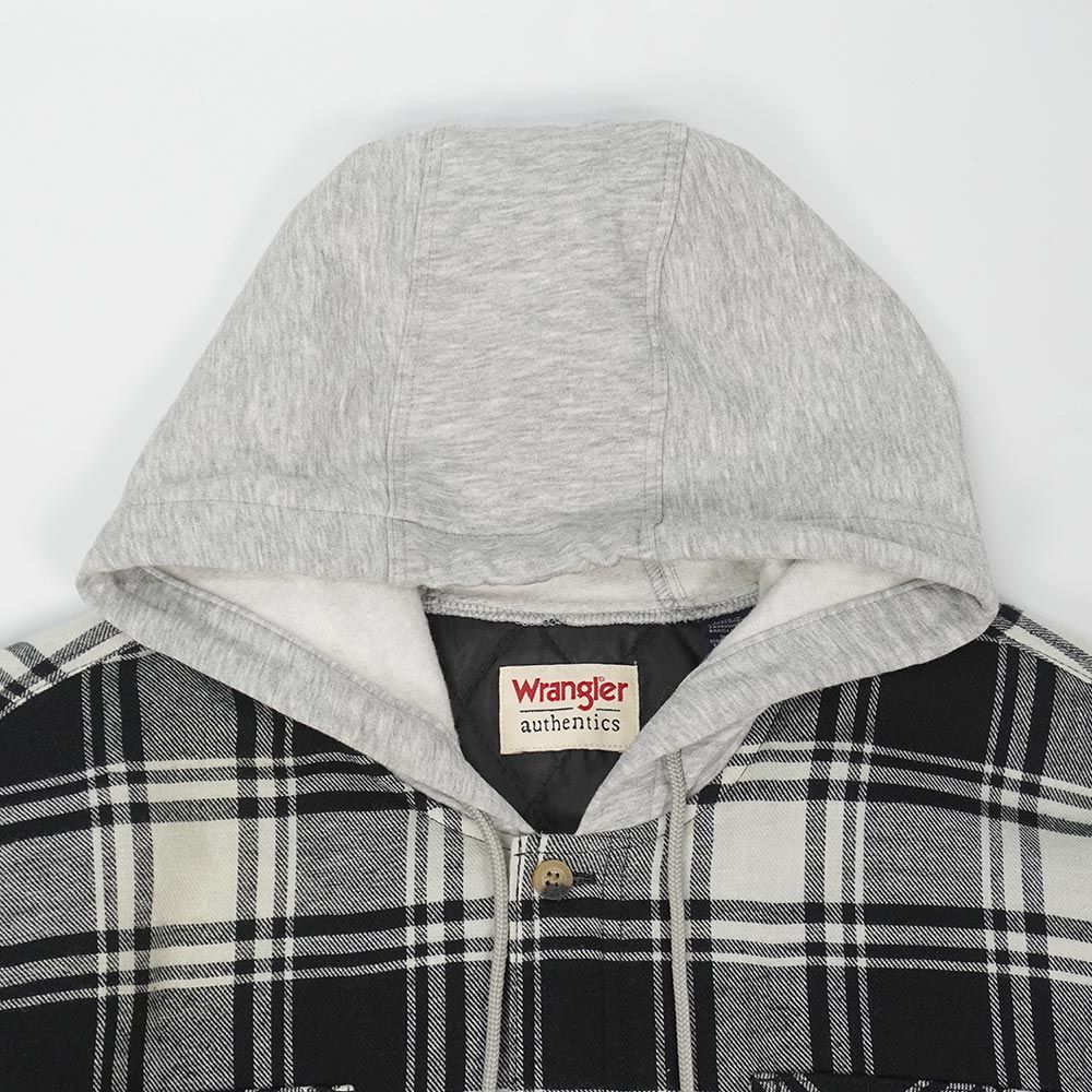 WRANGLER / 00s/パーカー/2L/コットン/WHT/チェック ラングラー Wrangler 未使用 デッドストック 00s 2000年代