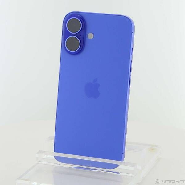 〔 品〕 iPhone 16 256 GB ウルトラマリン MYE 03 J A SIMフリー 349