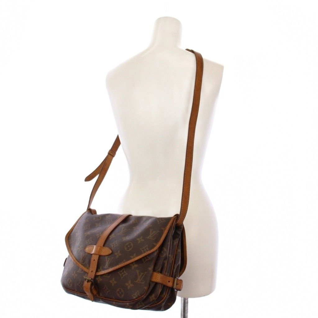ルイヴィトン LOUIS VUITTON ソミュール27 モノグラム ショルダー