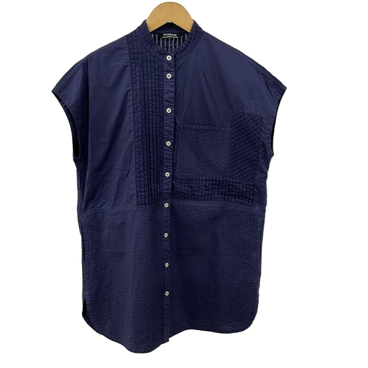 ヤッコマリカルド チュニック サイズ1 S レディース - ネイビー 半袖