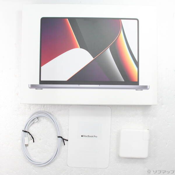 中古品〕 MacBook Pro 14.2-inch Late-2021 MKGQ3J／A Apple M1 Pro 10