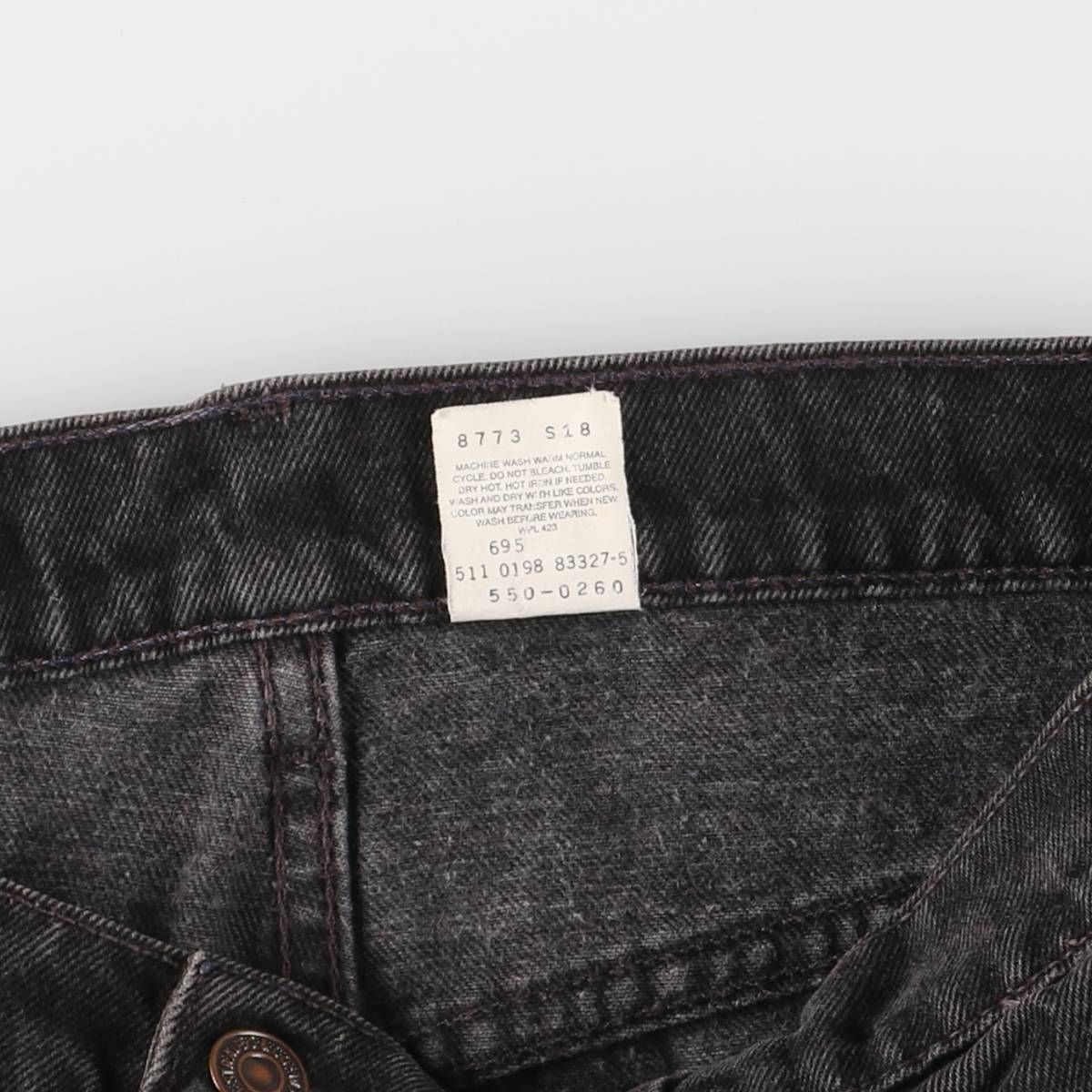  古着 90年代 リーバイス Levi s 550 0260 RELAXED FIT ブラックデニム テーパードデニムパンツ メンズw 34相当 evb 030868 その他 メンズ