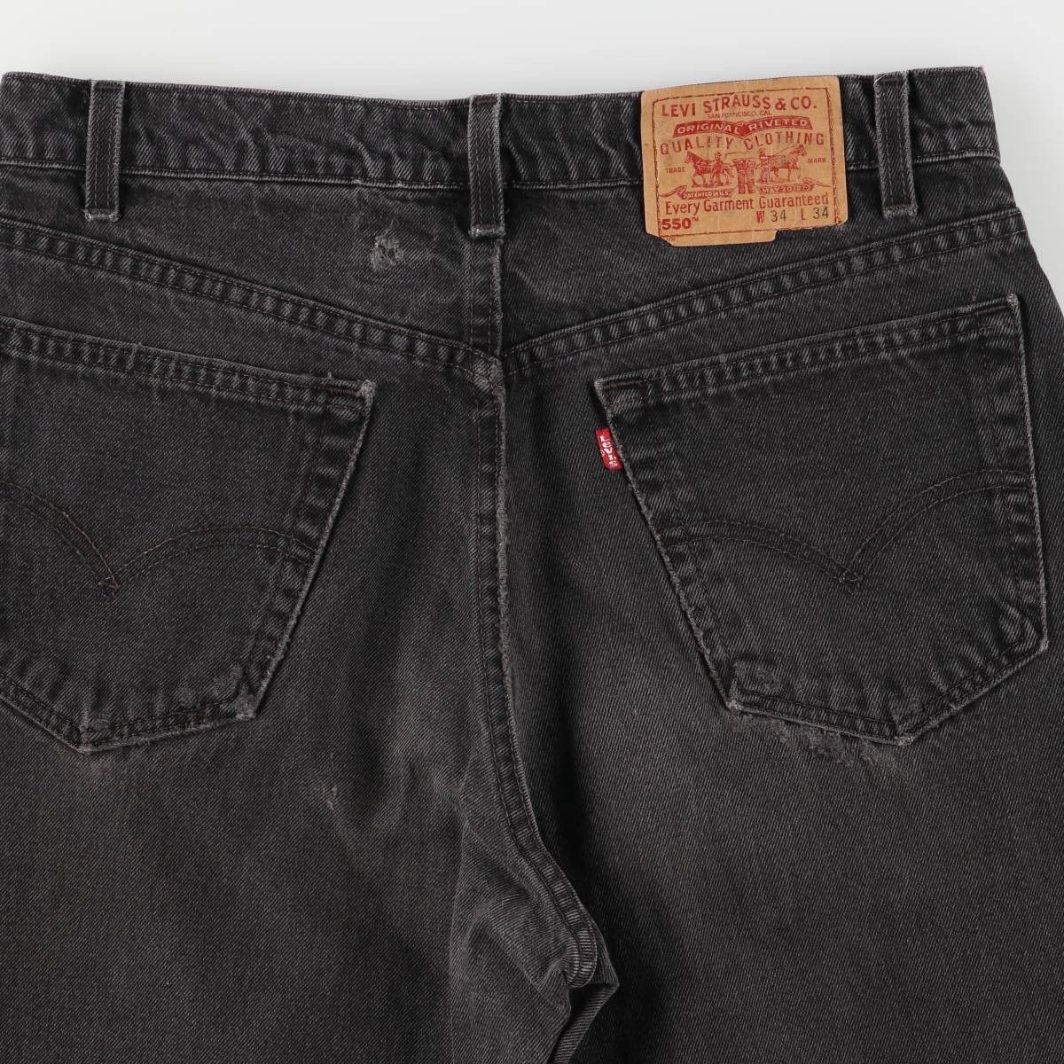  古着 90年代 リーバイス Levi s 00550 0260 RELAXED FIT ブラックデニム テーパードデニムパンツ メンズw 32相当 evb 030869 その他 メンズ