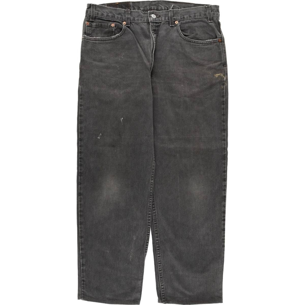 古着 リーバイス Levi s 550 RELAXED FIT ブラックデニム テーパードデニムパンツ メンズw 34相当 ヴィンテージ evb 030870