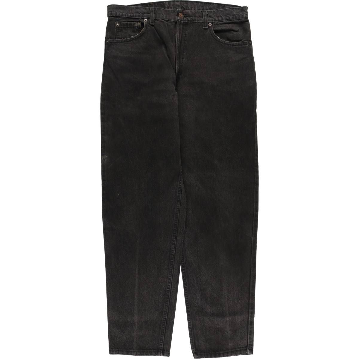 古着 90年代 リーバイス Levi s 550 0260 ブラックデニム テーパードデニムパンツ メンズw 34相当 ヴィンテージ evb 030871