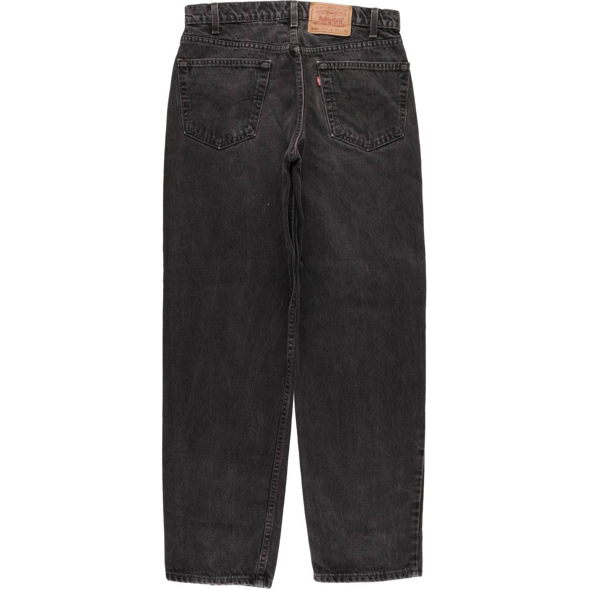 古着 90年代 リーバイス Levi s 00550 0260 RELAXED FIT ブラックデニム テーパードデニムパンツ メンズw 32相当 evb 030867