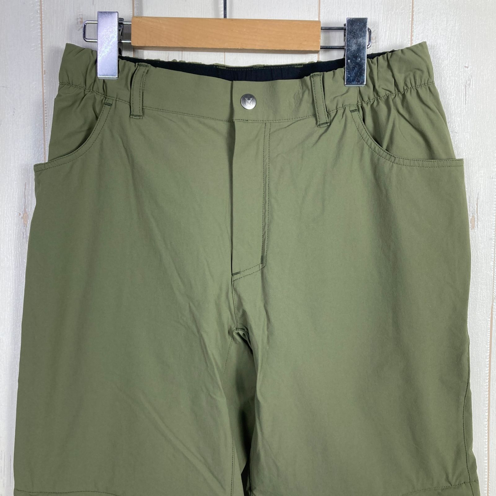 Men s グリーン系 Millet ミレー マウンテン ストレッチ ジップオフパンツ Mountain Stretch Zip Off Pants ナイロン ウェア ボトムス コンバーチブルパンツ z コン