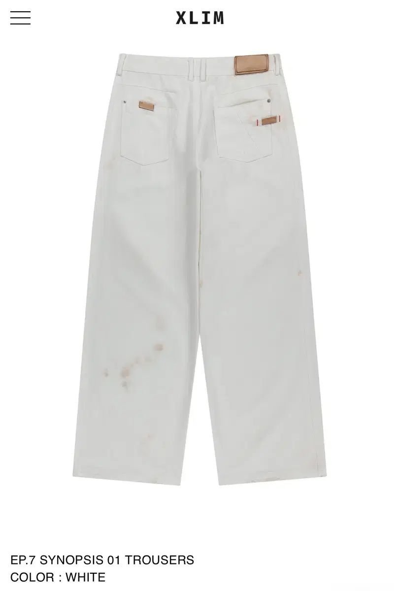 XLIM エクスリム シノプシス 白 パンツ xs