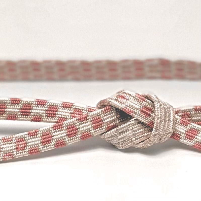 帯締め 渡敬 貝の口 亀甲 段ぼかし 手組み より房 0235