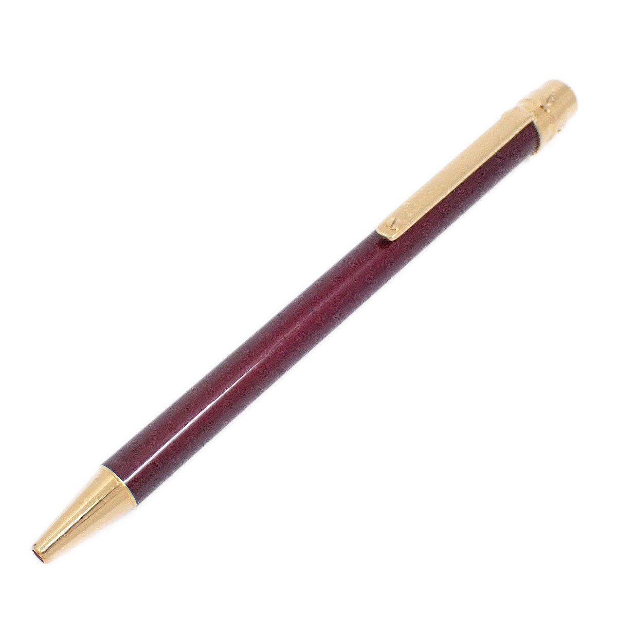 Cartier カルティエ サントス ボールペン ボルドー ゴールド