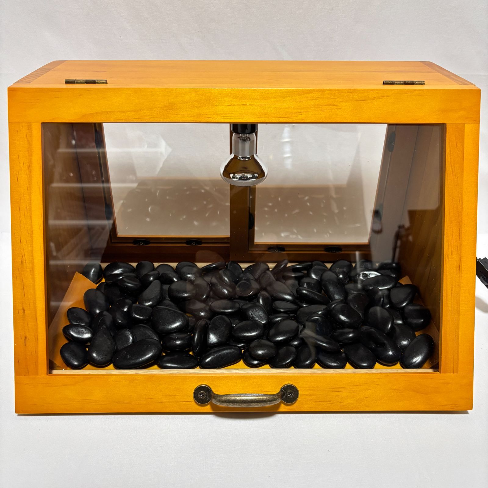 木製ホットショーケース 焼き芋保温ディスプレイケース