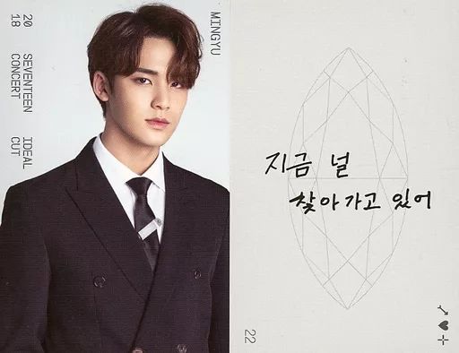 中古】コレクションカード(男性) 022：SEVENTEEN/MINGYU(ミンギュ