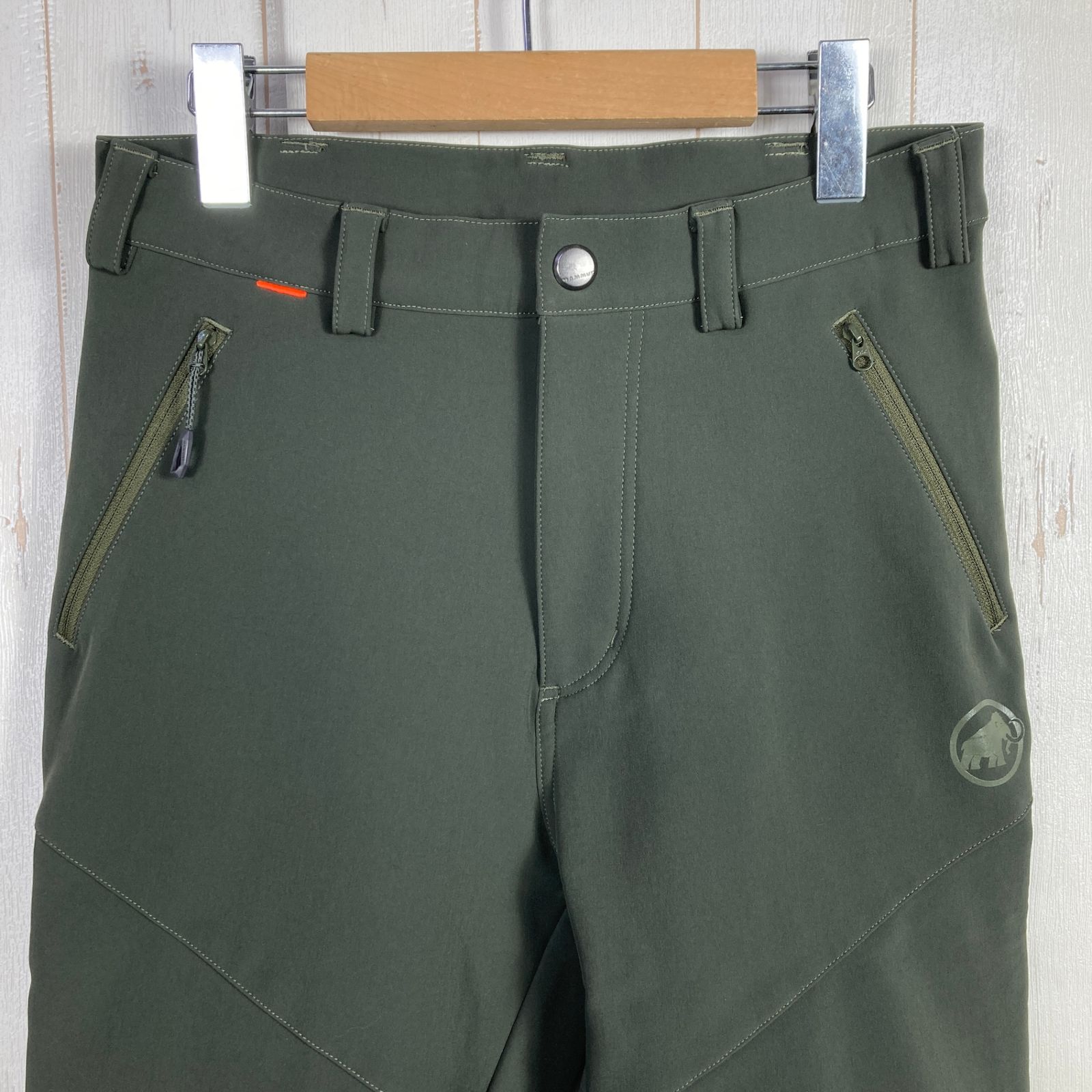 Men s 46 グリーン系 Mammut マムート ウィンター ハイキング ソフトシェル パンツ Winter Hiking SO Pants ポリエステル ウェア ボトムス ロングパンツ フリース z