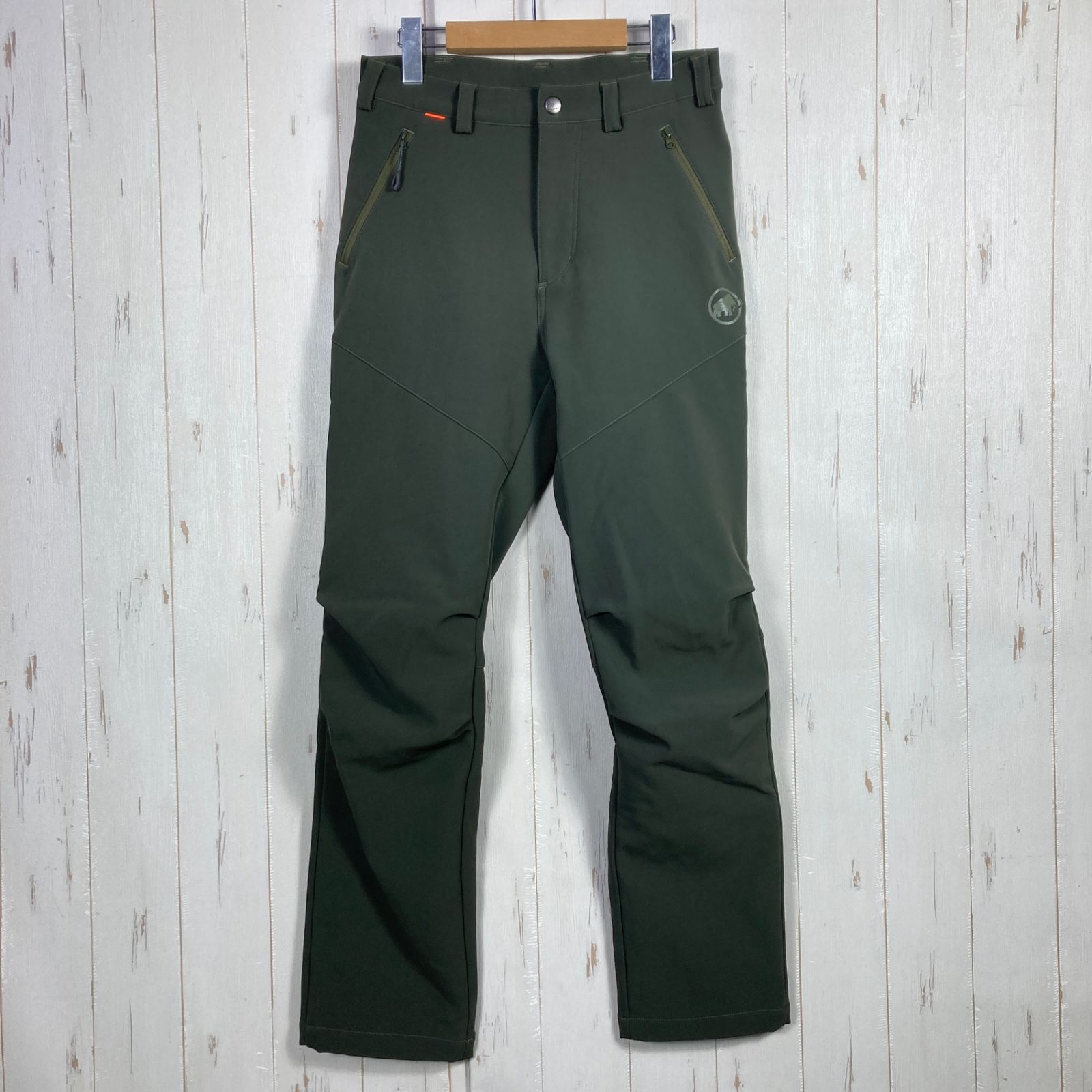 Men s 46 グリーン系 Mammut マムート ウィンター ハイキング ソフトシェル パンツ Winter Hiking SO Pants ポリエステル ウェア ボトムス ロングパンツ フリース z