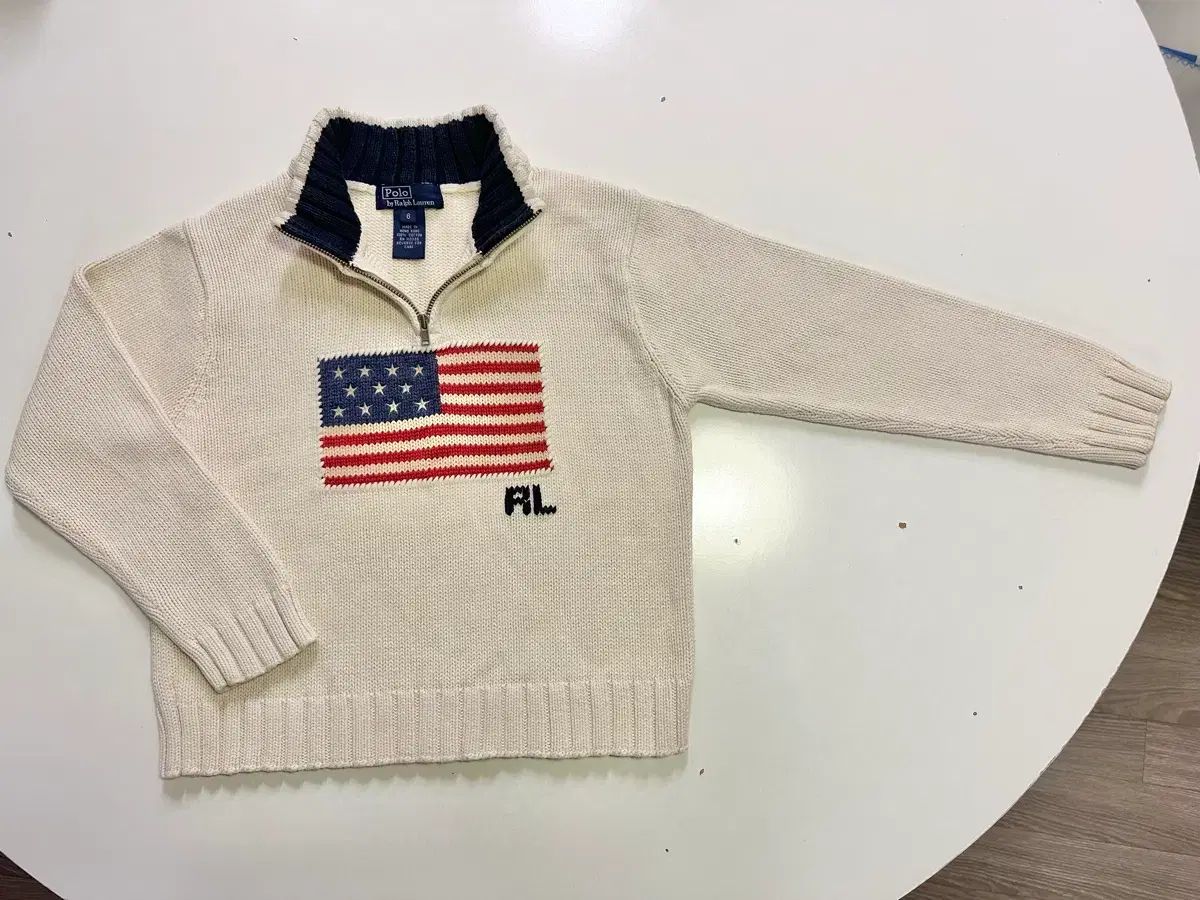 ポロラルフローレン コットン 星条旗 ニット セーター サイズ 6