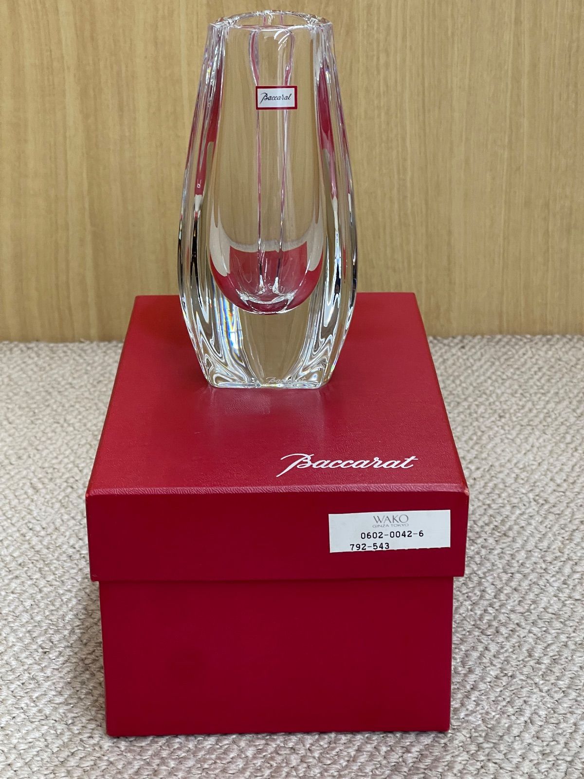 Baccarat バカラ フラワーベース 花瓶 ギンザ き 管理251206 04