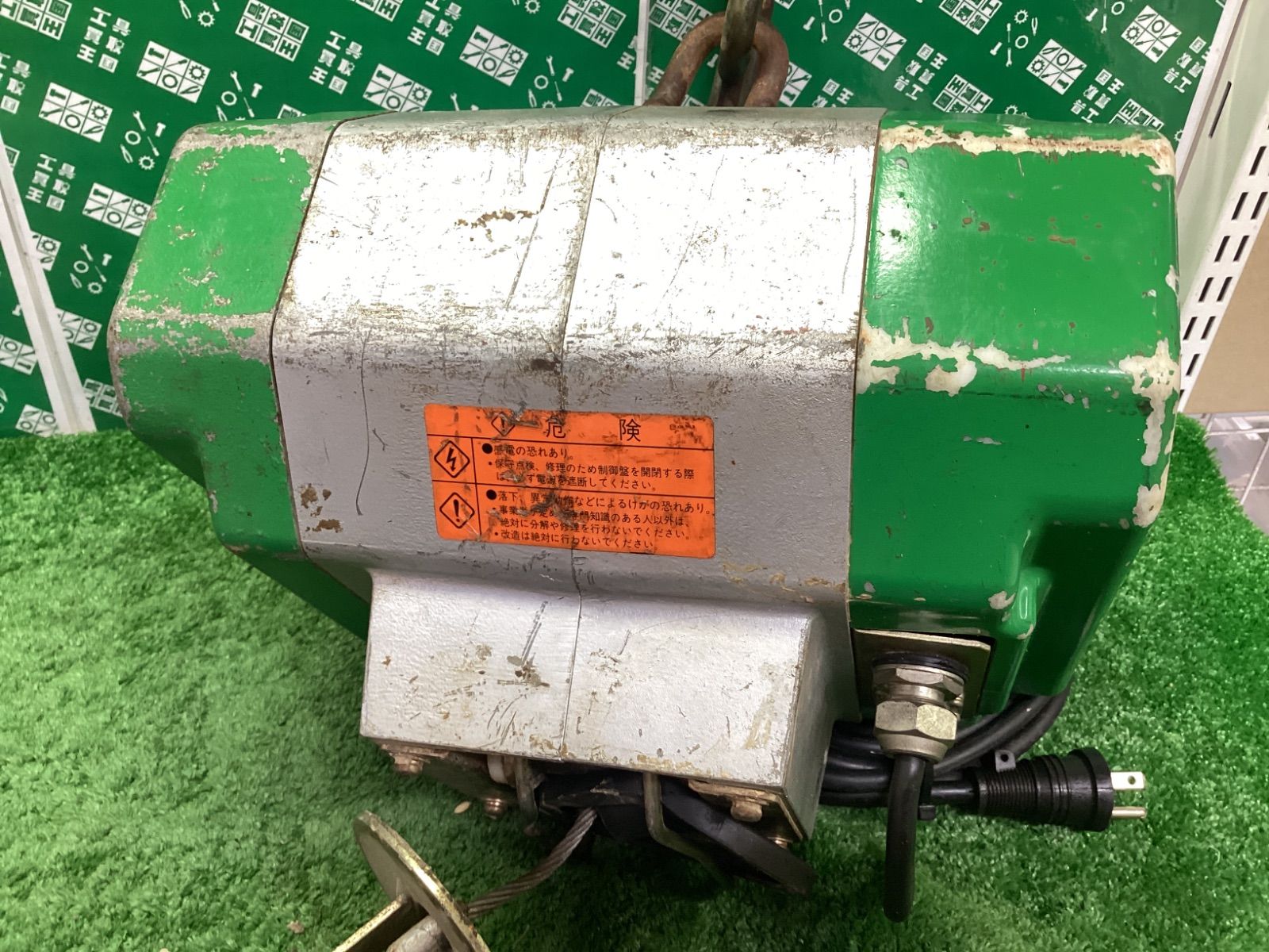  20 M 定格荷重 200 kg 高速形 グリーンホイスト WG-200 その他 電動工具 エア工具