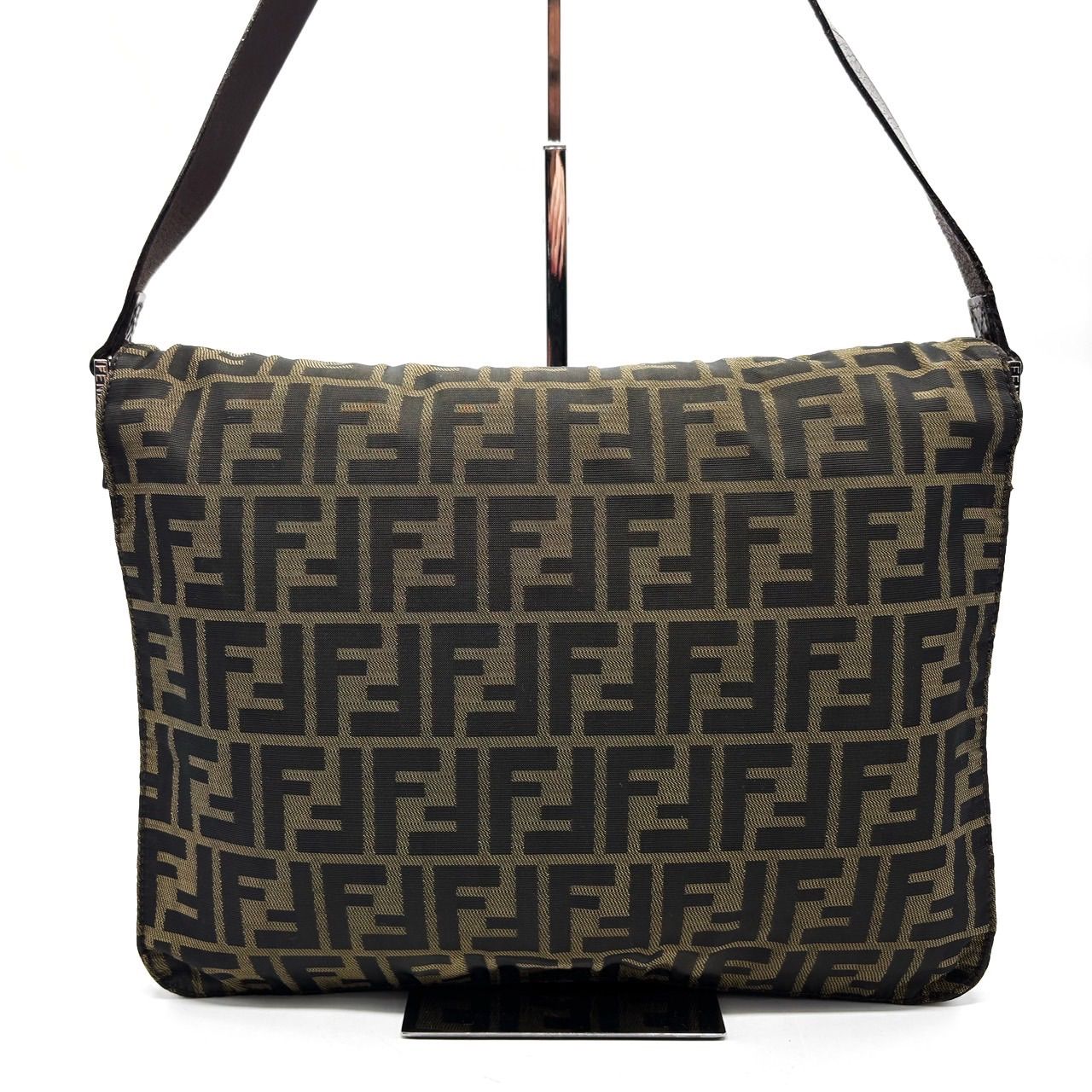 希少 良品 フェンディ ズッカ エピ メッセンジャー ショルダーバック ブラック ✨良品✨ FENDI フェンディ ヴィンテージ ショルダーバッグ