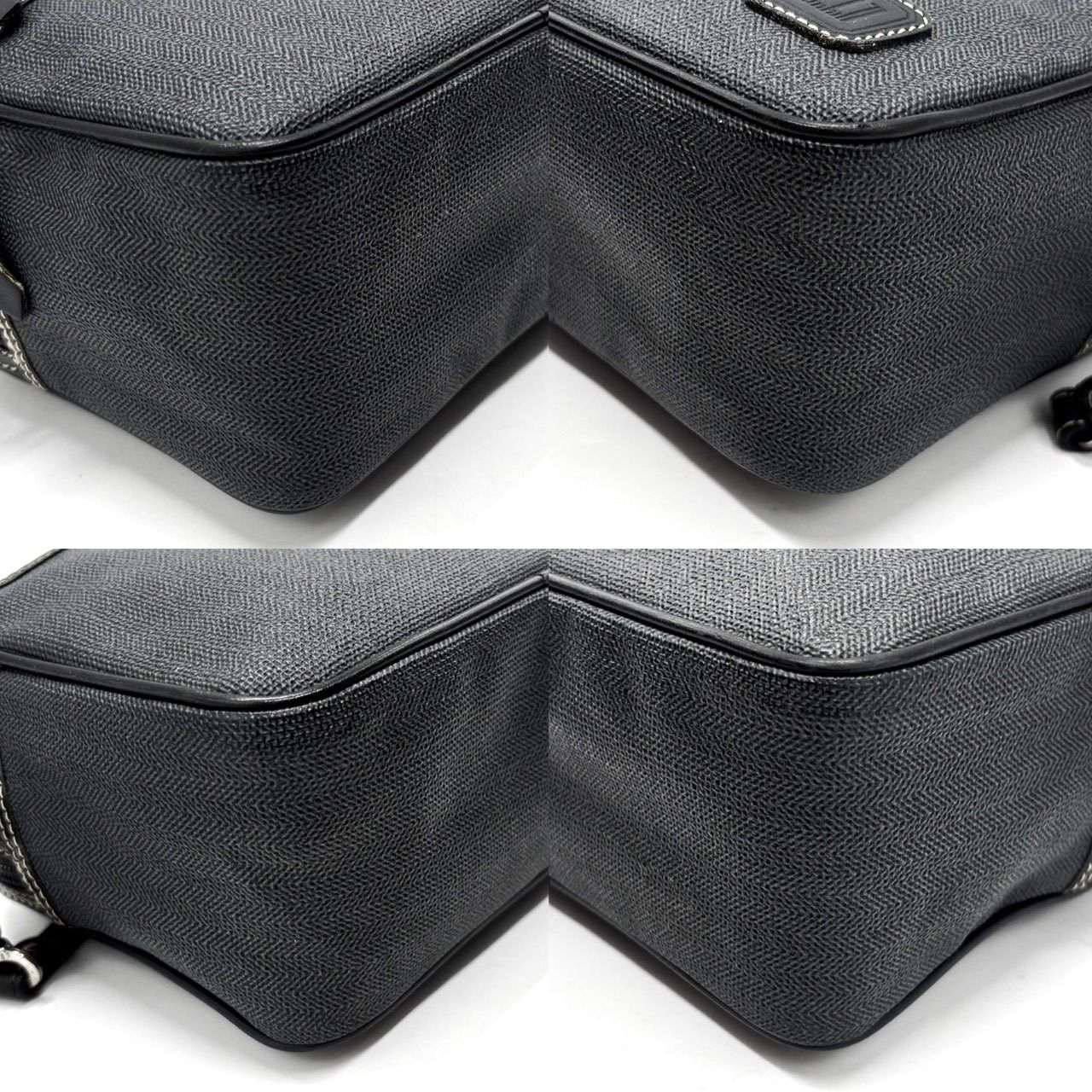 40G dunhill ダンヒル メッセンジャーモノグラム ショルダーバッグ 黒 40G dunhill ダンヒル メッセンジャーモノグラム ショルダーバッグ 黒