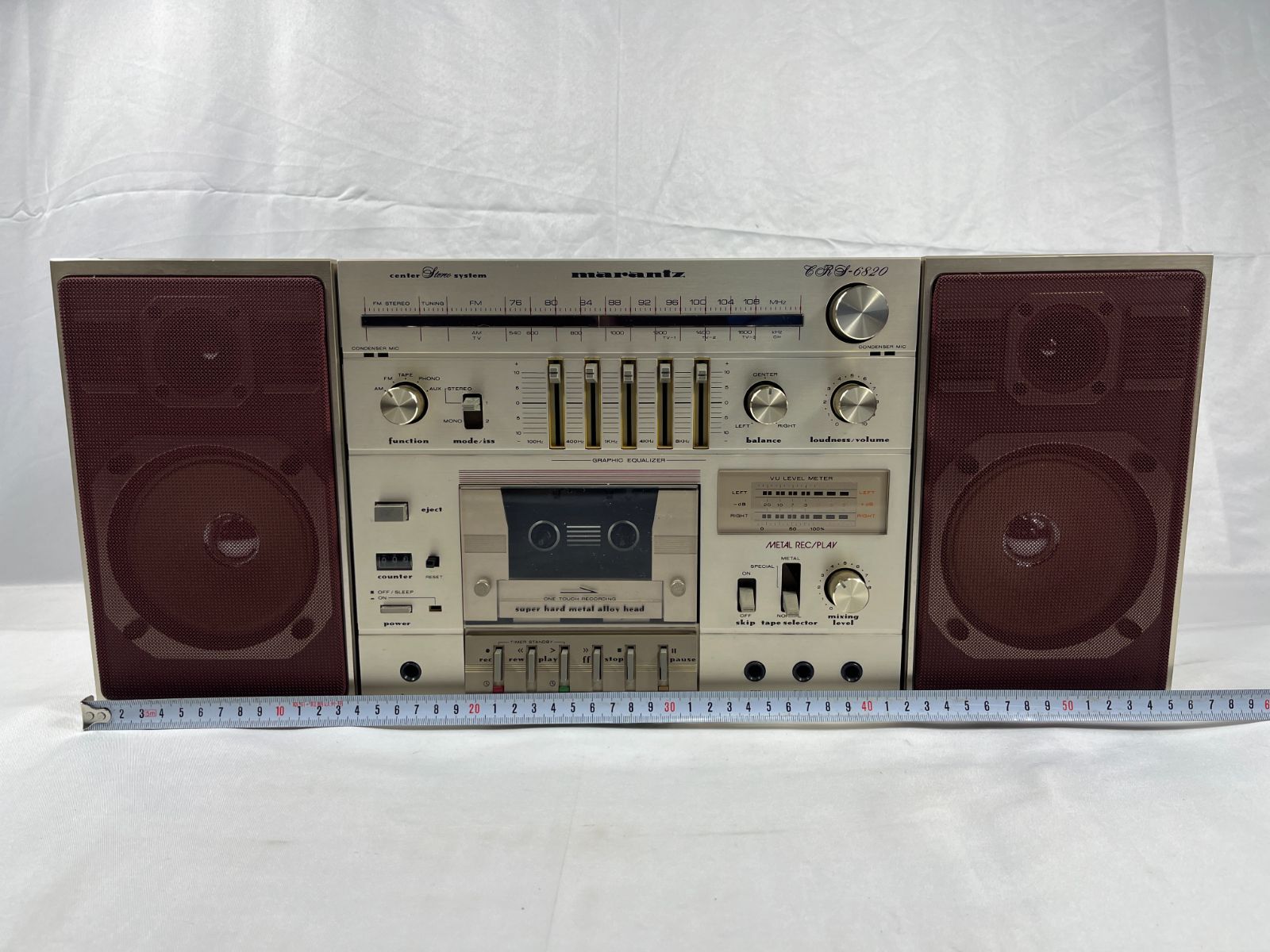 【ジャンク】 marantz/マランツ ラジカセ CRS-6820 Yahoo!オークション - MARANTZマランツCRS-6820 ラジカセ カセットデッ