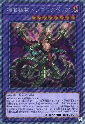 捕食植物ドラゴスタペリア【アルティメットレア】 中古】遊戯王 RC04-JP028[EXSE]：捕食植物ドラゴスタペリア - メルカリ