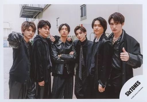 中古】生写真(ジャニーズ) SixTONES/集合(6人)/横型・膝上/アルバム