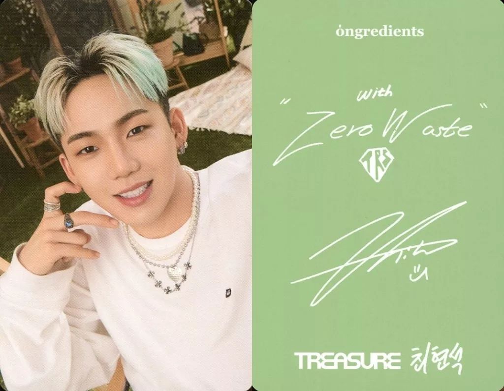 中古】コレクションカード(男性) TREASURE/チェ・ヒョンソク/裏面印刷