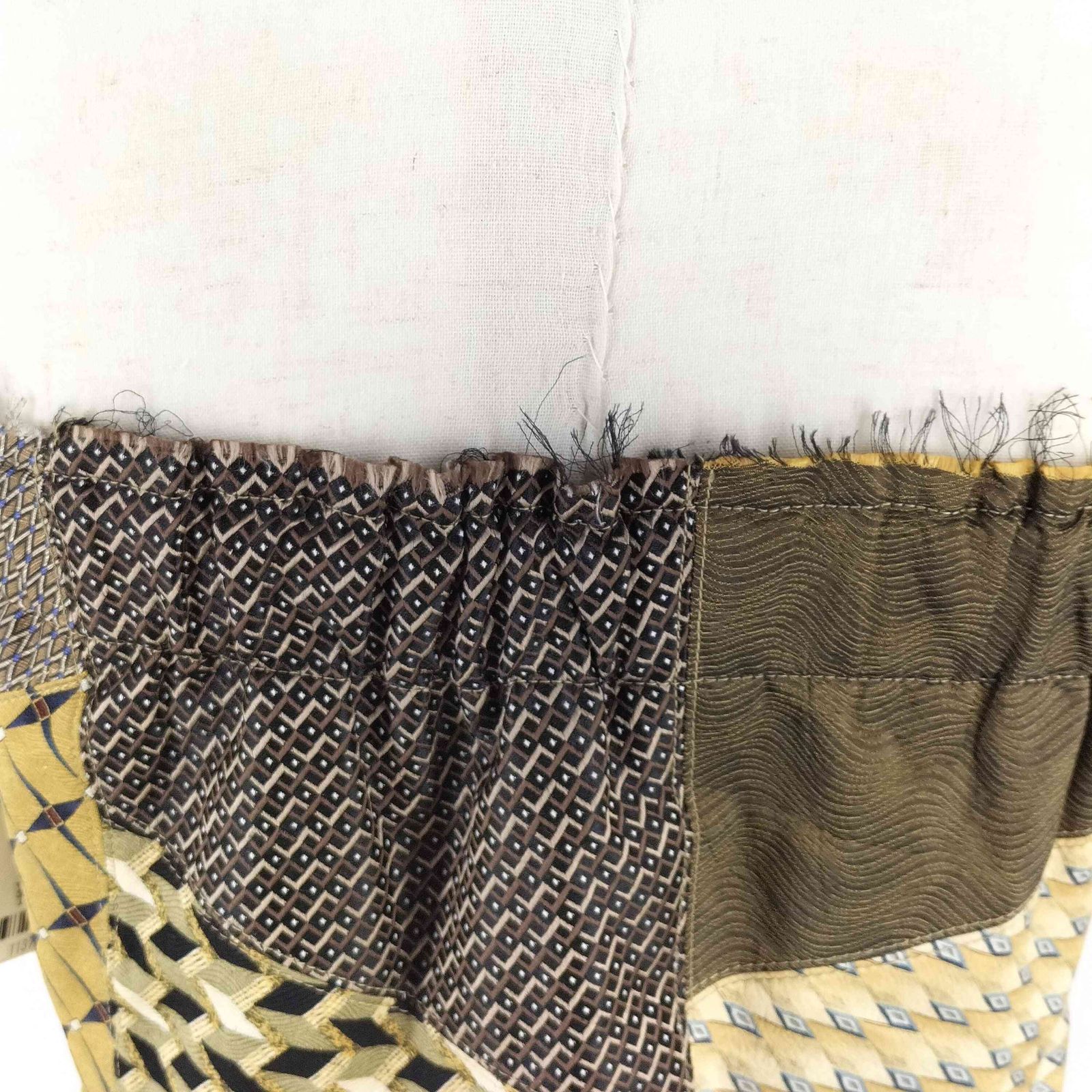 USED古着(ユーズドフルギ) MALION vintage TIE PATCHWORK パッチワークビスチェ レディース 表記無 【中古】【ブランド古着バズストア】 ユーズドフルギ USED古着 MALION vintage TIE PATCHWORK パッチワーク