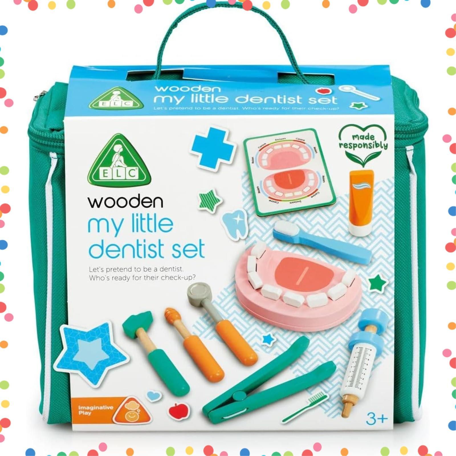  商品 200824 ドクター ごっこ遊び 木製 歯医者さんセット アーリーラーニングセンター その他 文房具 事務用品