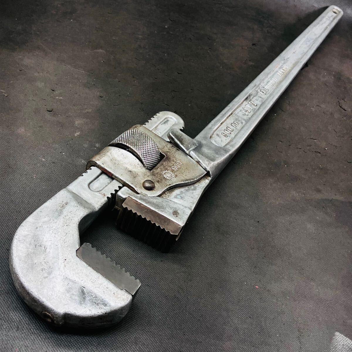 品 HIT ヒット 900 mm アルミ パイプレンチ パイレン 配管