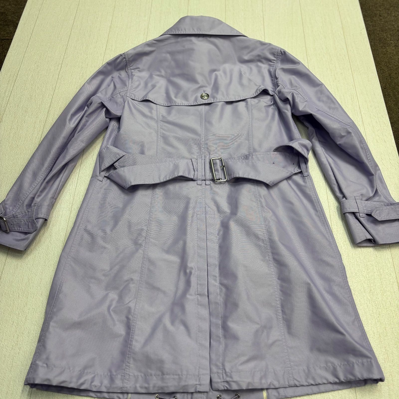 ◼︎ 極美品 撥水加工 バーバリー ステンカラーコート ラベンダー