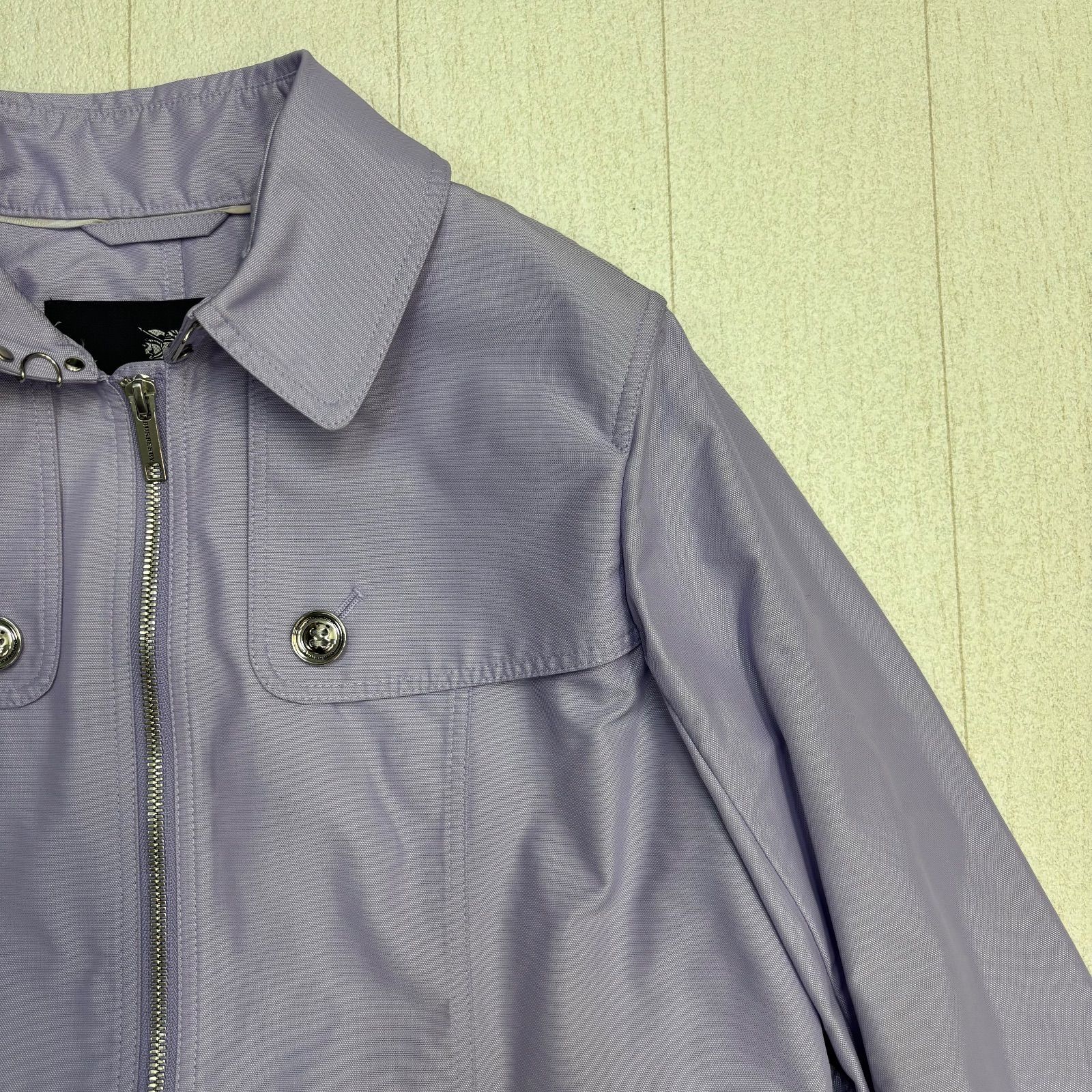 ◼︎ 極美品 撥水加工 バーバリー ステンカラーコート ラベンダー