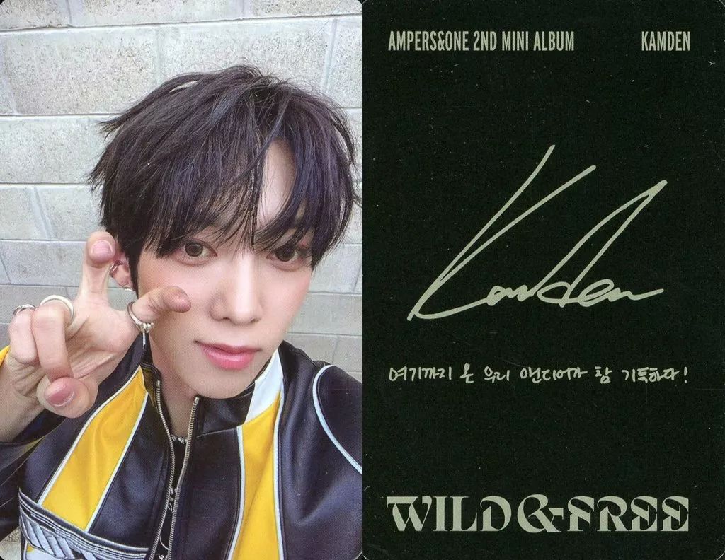 中古】コレクションカード(男性) AMPERS＆ONE/カムデン(Kamden)/裏面