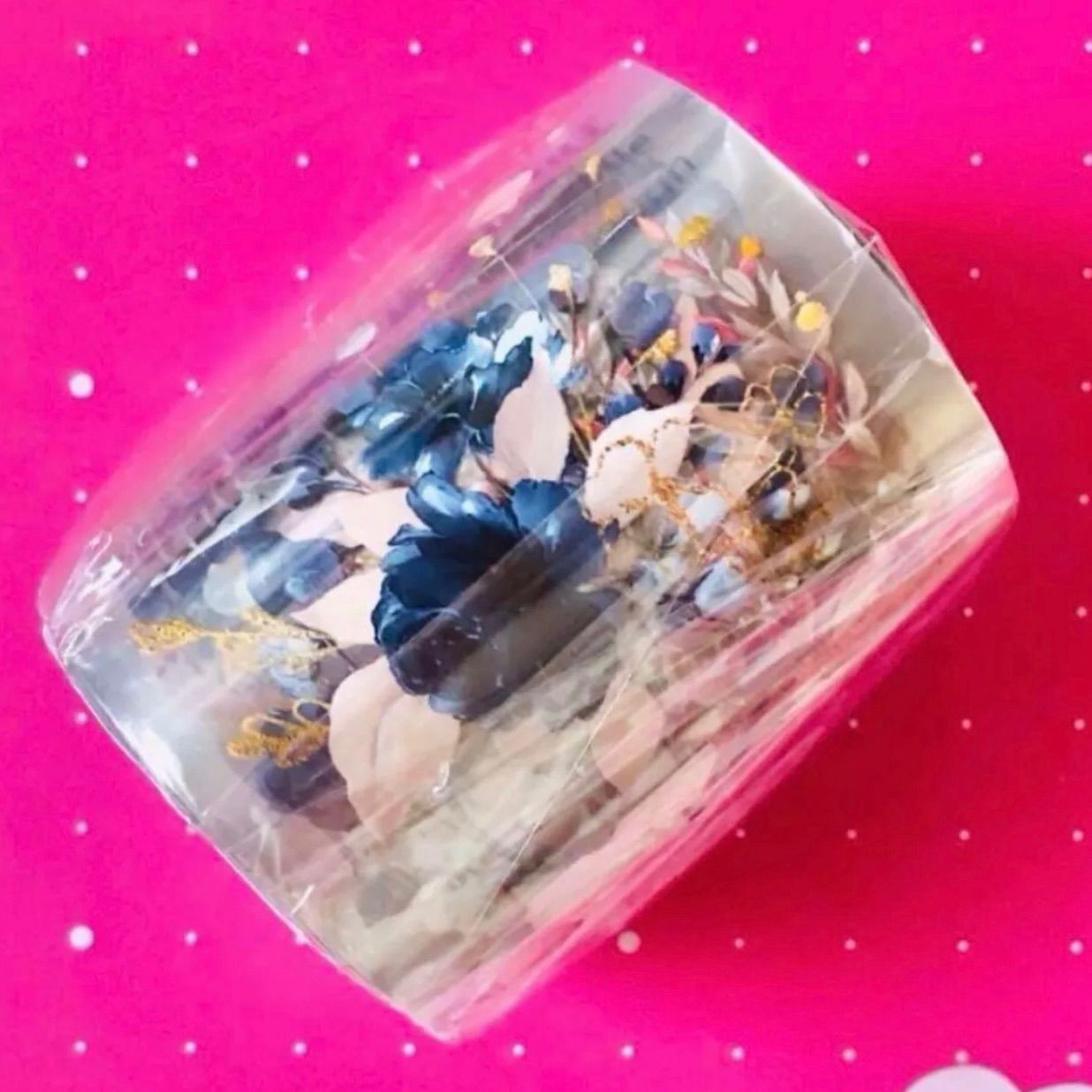 PET 入梦 6 cm 10 m 海外マスキングテープ 海外マステ 花