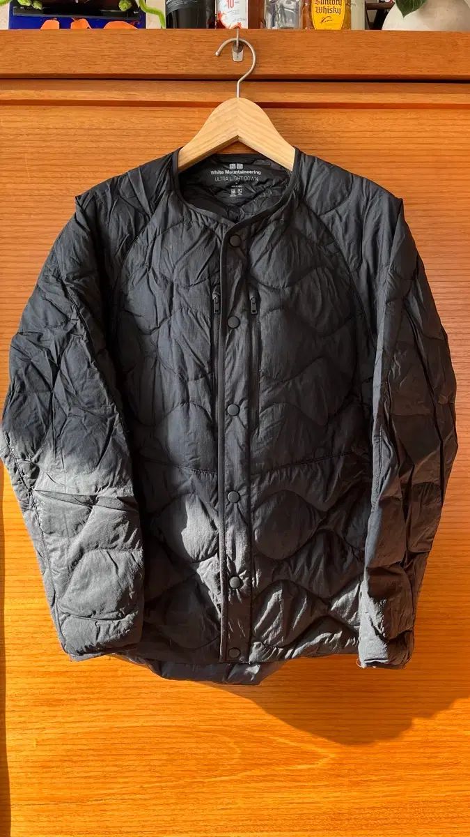 UNIQLO ユニクロ × ホワイトマウンテニアリング 軽量ガウン ブラック M